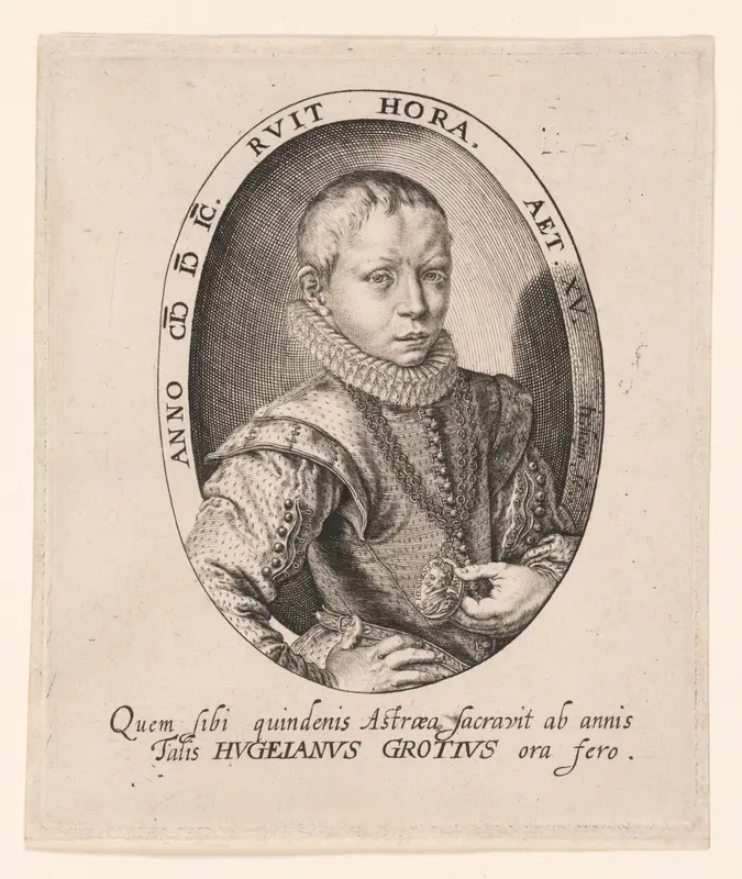 Hugo Grotius Wall Art by Jacob de Gheyn, II - High-Resolution Digital Print