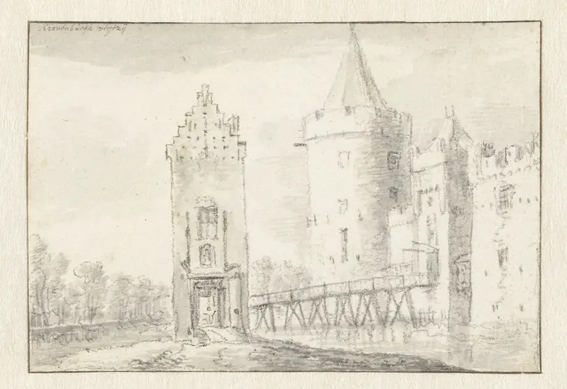 Huis Kronenburg te Loenen Wall Art by Anthonie Waterloo - High-Resolution Digital Print
