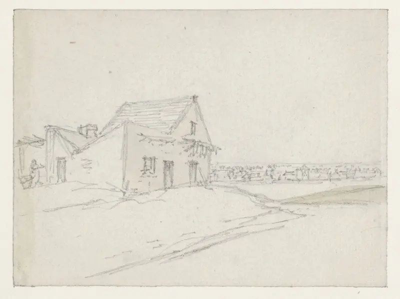 Huis met gezicht op de stad Wall Art by Georges Michel - High-Resolution Digital Print