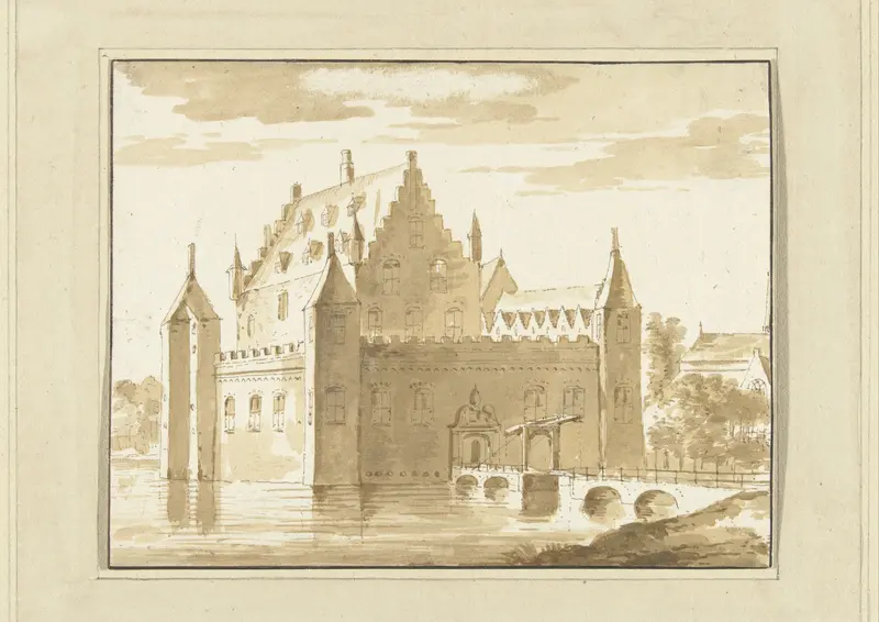 Huis te Kruiningen Wall Art by Abraham Rademaker - High-Resolution Digital Print