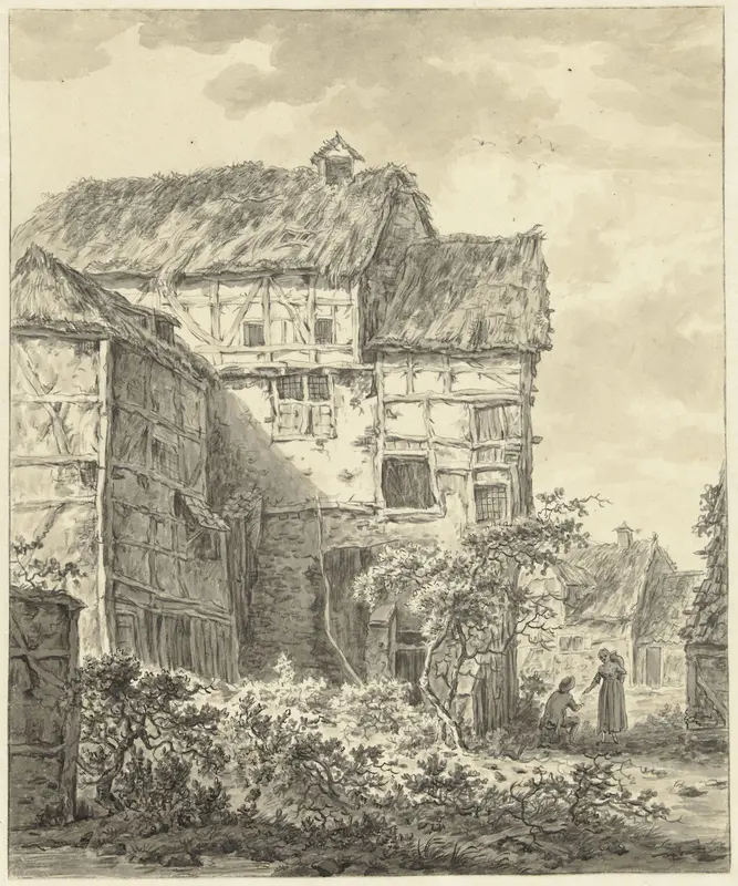 Huis te Mettmann, boven Düsseldorf Wall Art by Johannes Elffers - High-Resolution Digital Print