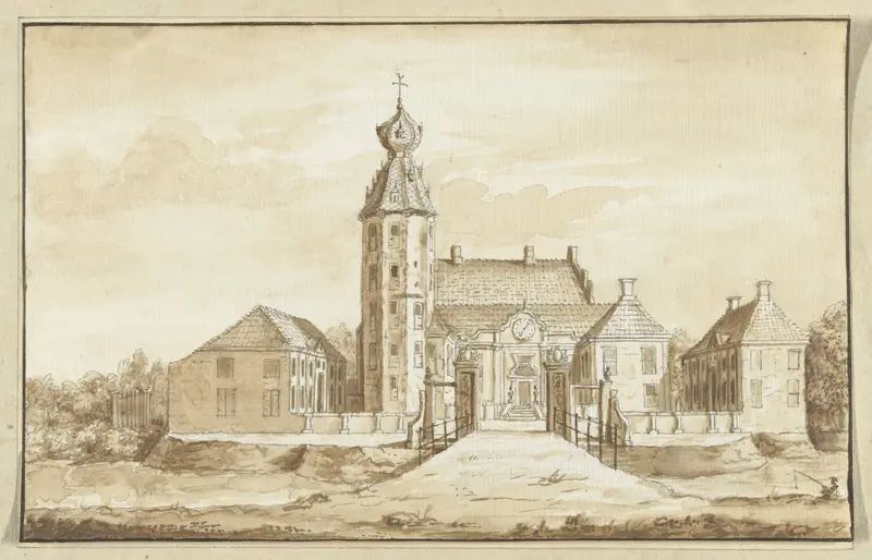 Huis te Regteren Wall Art by Abraham Rademaker - High-Resolution Digital Print