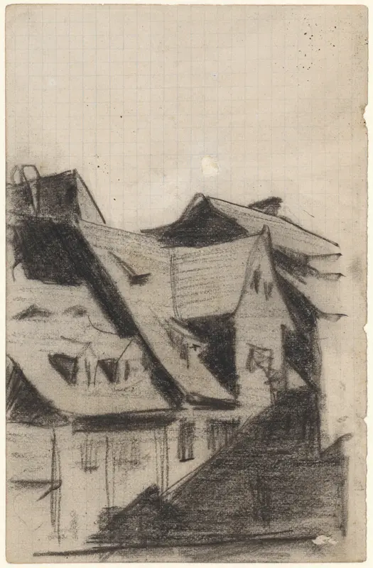 Huizen te Dresden Wall Art by Theo Nieuwenhuis - High-Resolution Digital Print