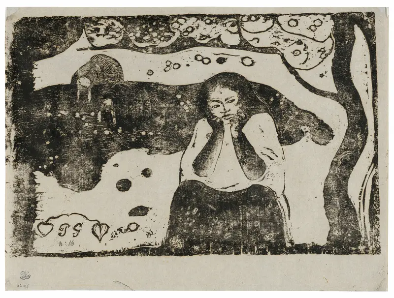 Human Miseries, from the Suite of Late Wood-Block Prints