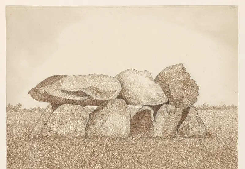 Hunebed bij Tynaarlo Wall Art by Dirk Arnoldus Tavenraat - High-Resolution Digital Print