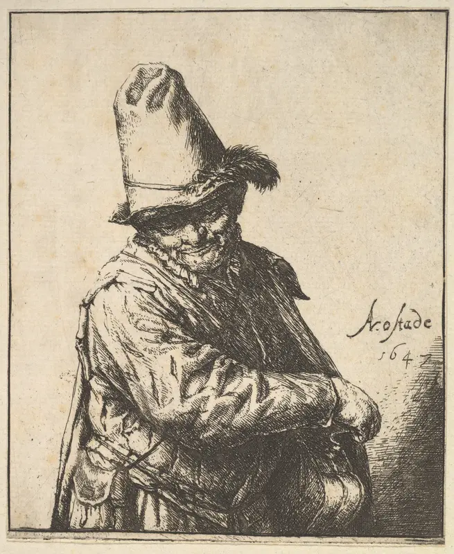 Hurdy Gurdy Man Wall Art by Adriaen van Ostade - High-Resolution Digital Print