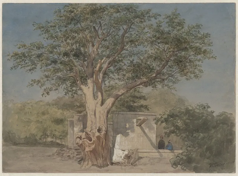 Hutje onder boom te Kaïro Wall Art by Willem de Famars Testas - High-Resolution Digital Print