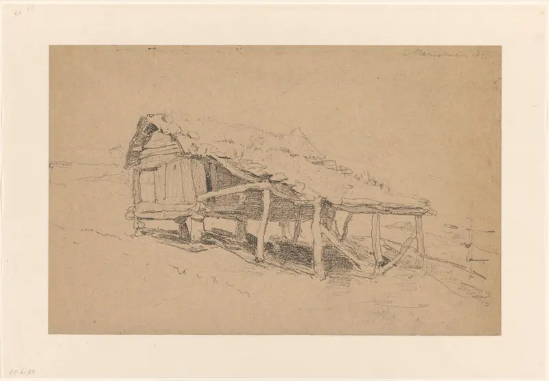Hutje op palen, bij Maristuen, Noorwegen Wall Art by Willem Maris - High-Resolution Digital Print