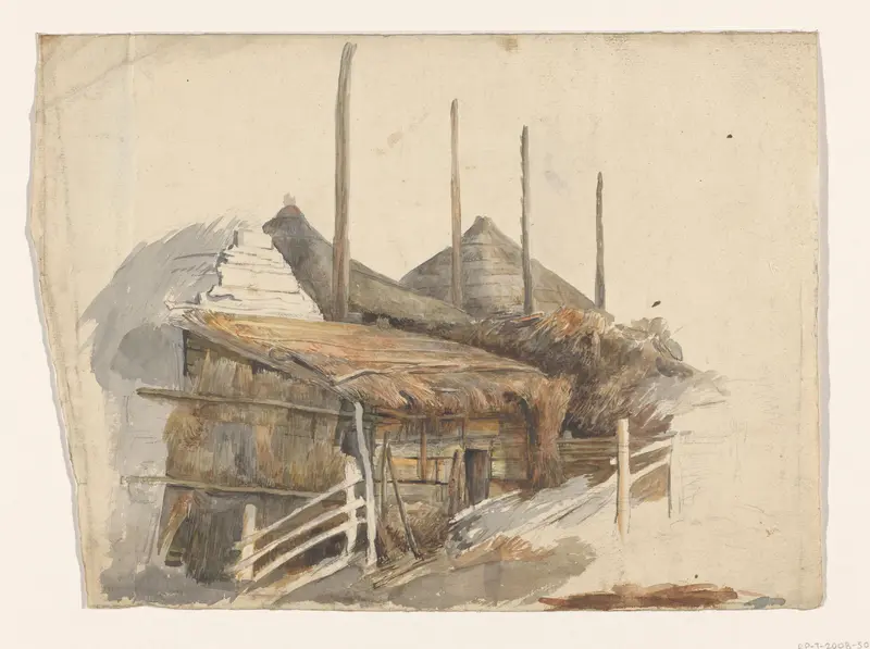 Hutten Wall Art by Jan Bedijs Tom - High-Resolution Digital Print