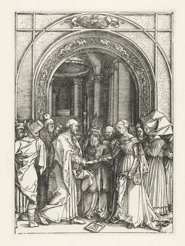 Huwelijk van Maria Wall Art by Unknown - High-Resolution Digital Print