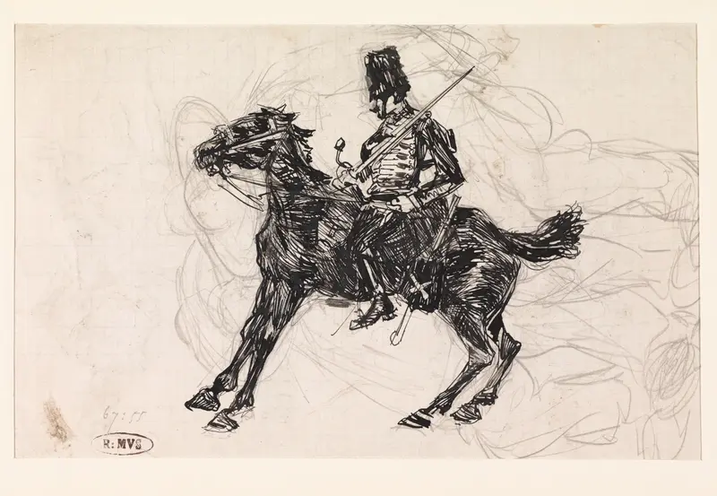 Huzaar te paard Wall Art by Edzard Koning - High-Resolution Digital Print