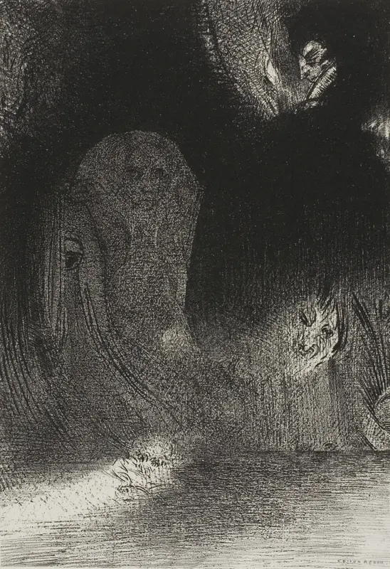 I Have Sometimes Seen in the Sky What Seemed to Be Like Forms of Spirits, plate 21 of 24