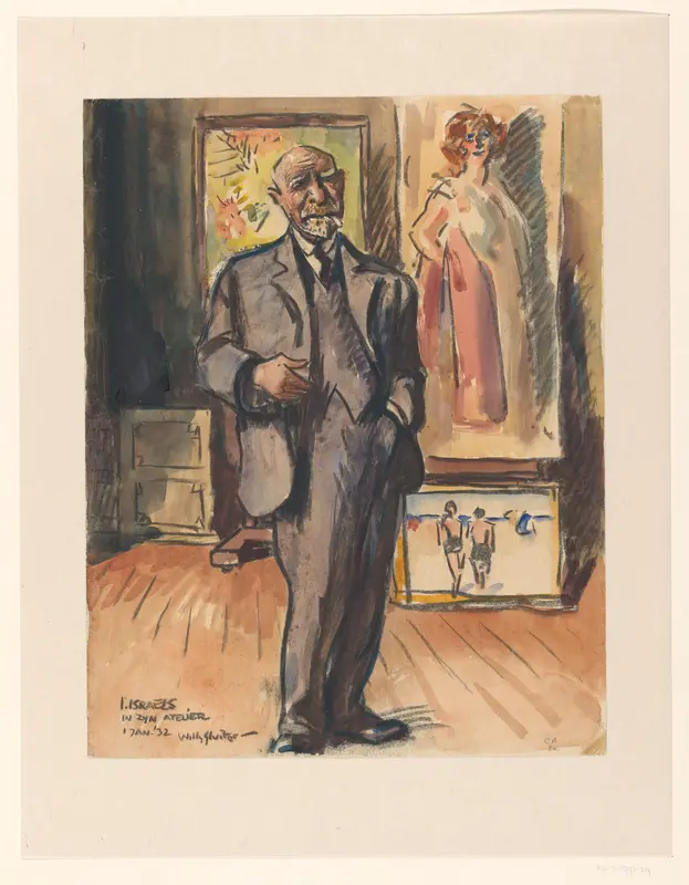 I. Israels in zijn atelier Wall Art by Unknown - High-Resolution Digital Print