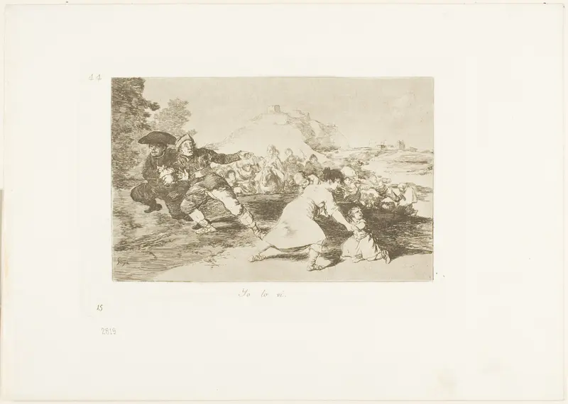 I Saw it, plate 44 from The Disasters of War