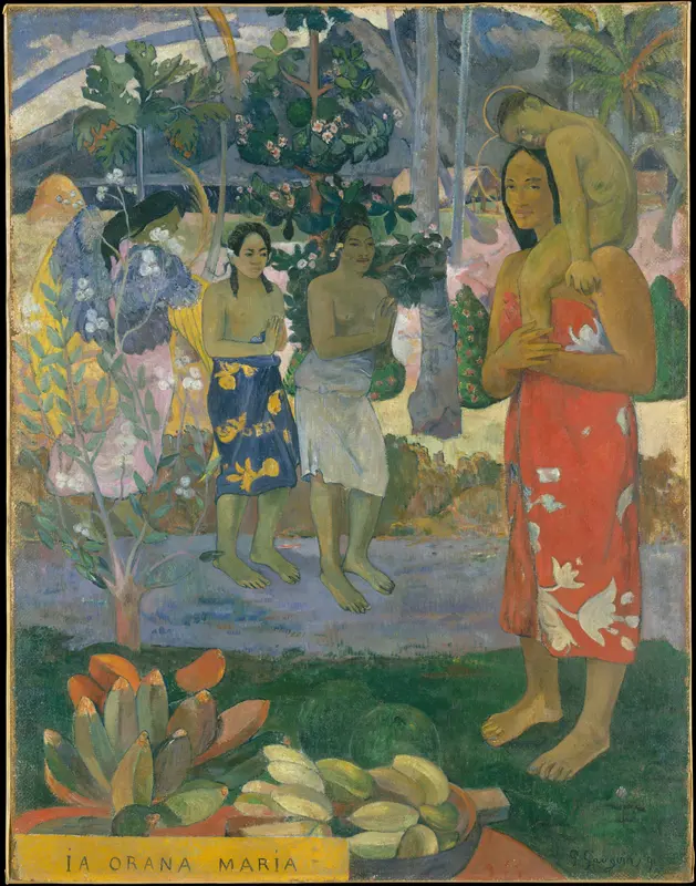 Ia Orana Maria (Hail Mary) Wall Art by Paul Gauguin - High-Resolution Digital Print