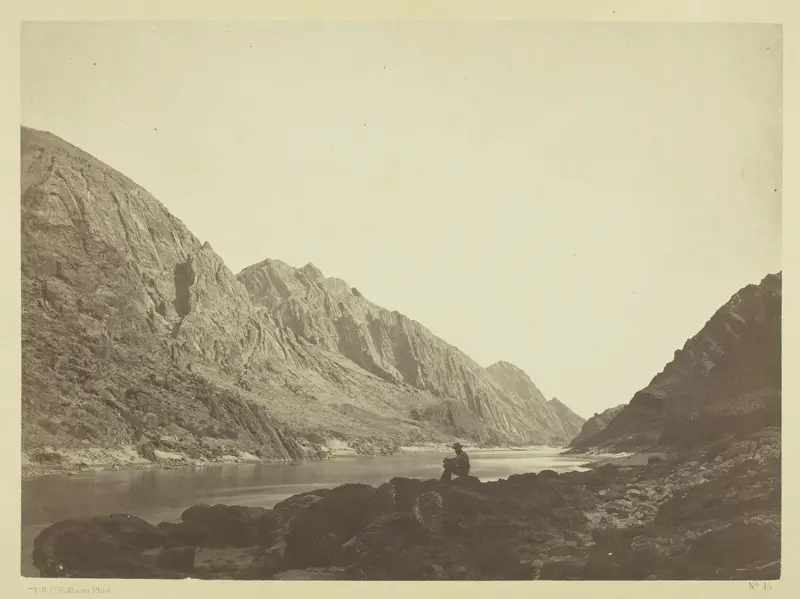 Iceberg Cañon, Colorado River, Looking Above Wall Art by Timothy O'Sullivan - High-Resolution Digital Print