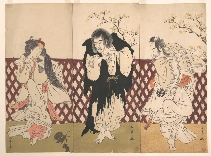 Ichikawa Danjuro IV in the Role of the Monk Mongaku from the Play Hana-zumo Genji-biki