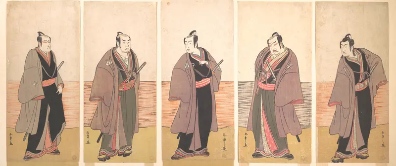 Ichikawa Danjuro V as a Chivalrous Commoner (Gonin Otoko) from the Play "Hatsumonbi kuruwa Soga"