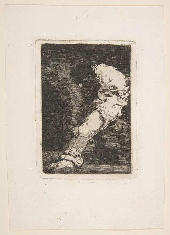 If he is guilty, let him die quickly (Si es deliquente qe, muera presto) Wall Art by Goya (Francisco de Goya y Lucientes) - High-Resolution Digital Print