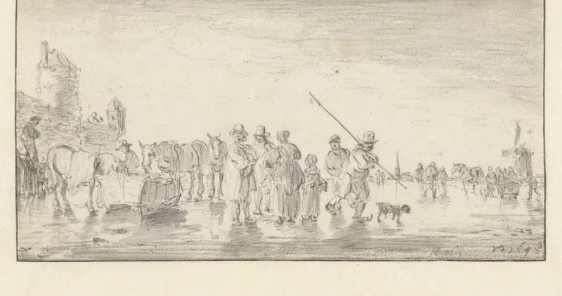 IJsvermaak Wall Art by Jan van Goyen - High-Resolution Digital Print