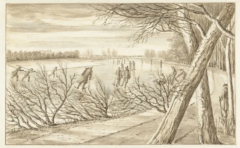 IJsvermaak op de Amstel Wall Art by Abraham Rutgers - High-Resolution Digital Print