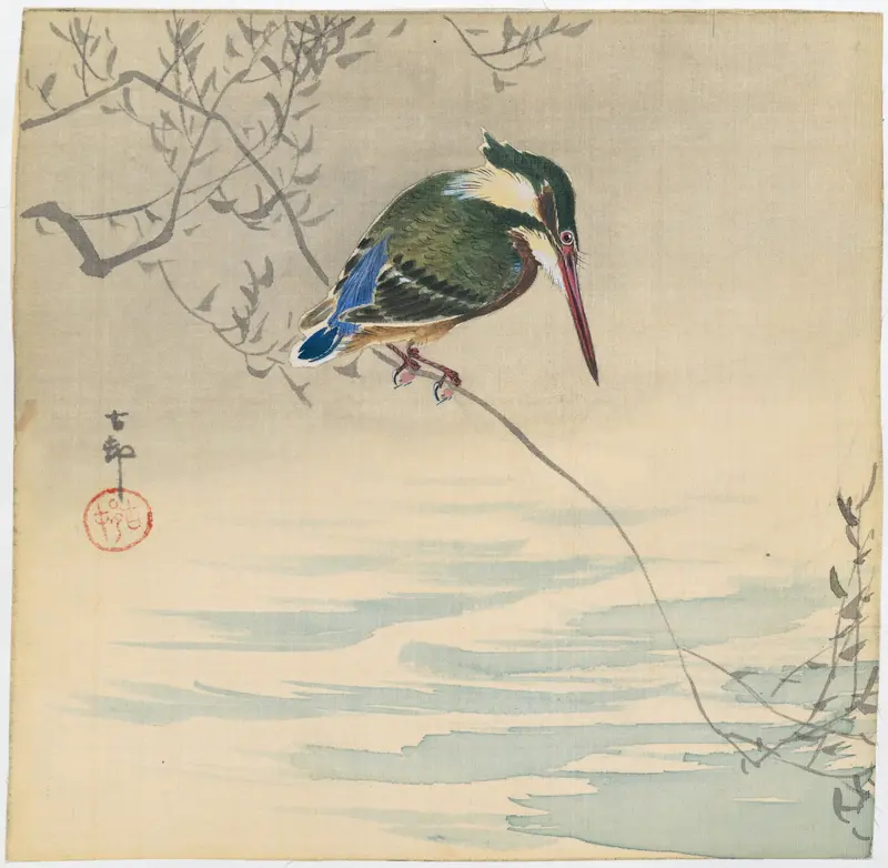 IJsvogel Wall Art by Ohara Koson - High-Resolution Digital Print