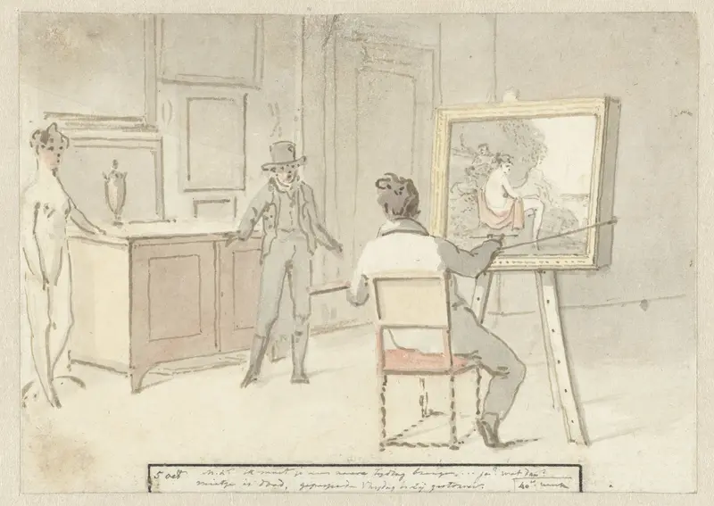 ‘Ik moet je een zware tijding brengen’ Wall Art by Christiaan Andriessen - High-Resolution Digital Print
