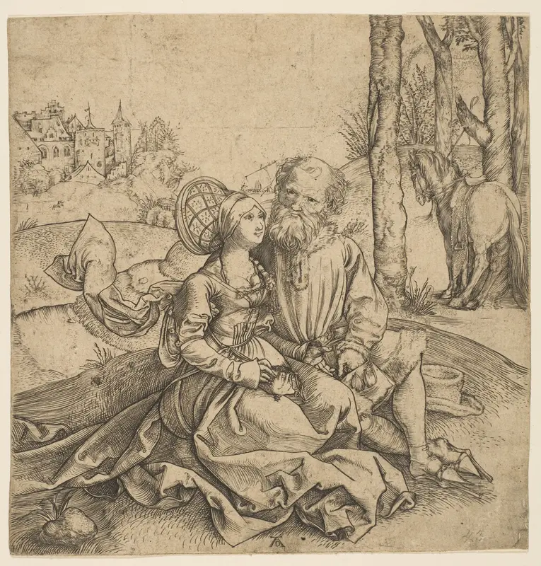 Ill-Matched Couple Wall Art by Albrecht Dürer - High-Resolution Digital Print