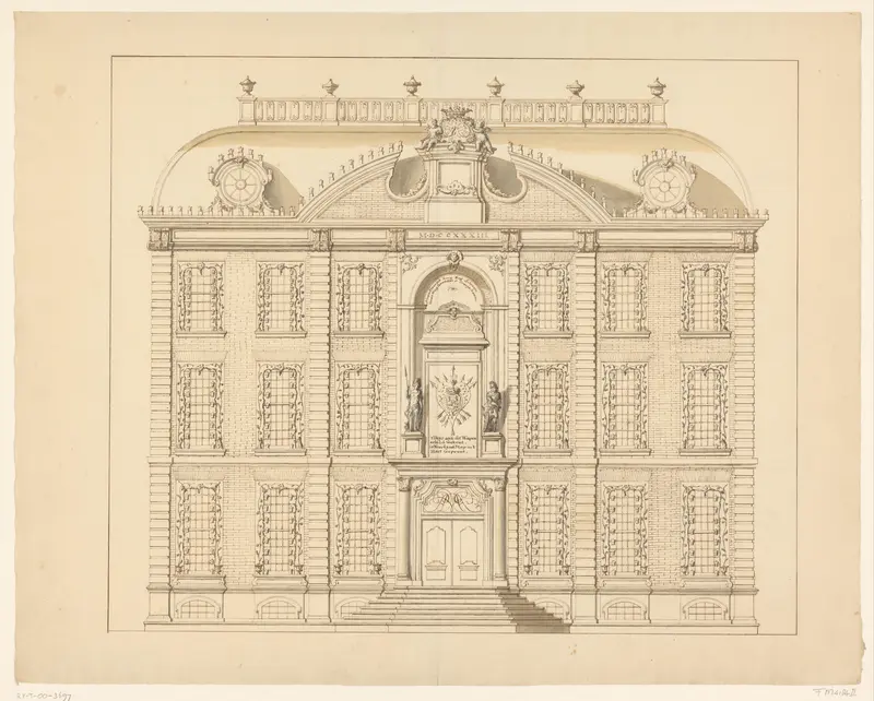 Illuminatie van het Van Dishoeckhuis te Vlissingen, 1766 Wall Art by anonymous - High-Resolution Digital Print