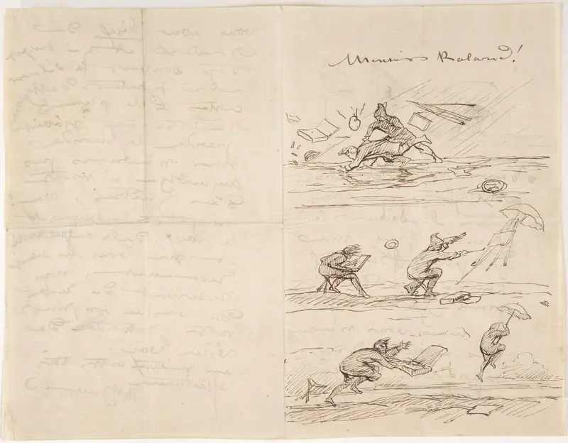 Illustrated letter to M. Roland Wall Art by Rosa Bonheur - High-Resolution Digital Print
