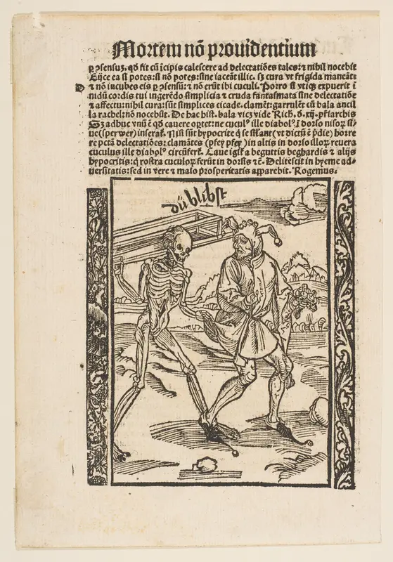 Illustration from Sebastian Brandt's "Navis Stultifera", Strassburg 1497 Wall Art by Albrecht Dürer - High-Resolution Digital Print