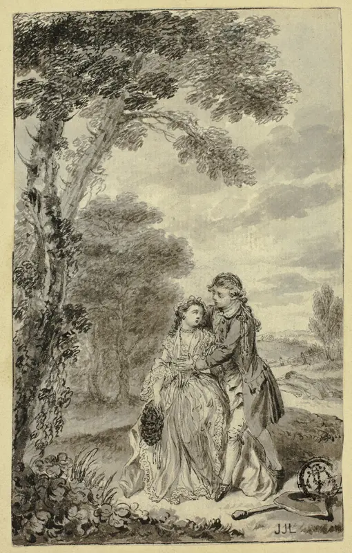 Illustration to Roderick Random, by Tobias Smollett Wall Art by Francis Hayman - High-Resolution Digital Print
