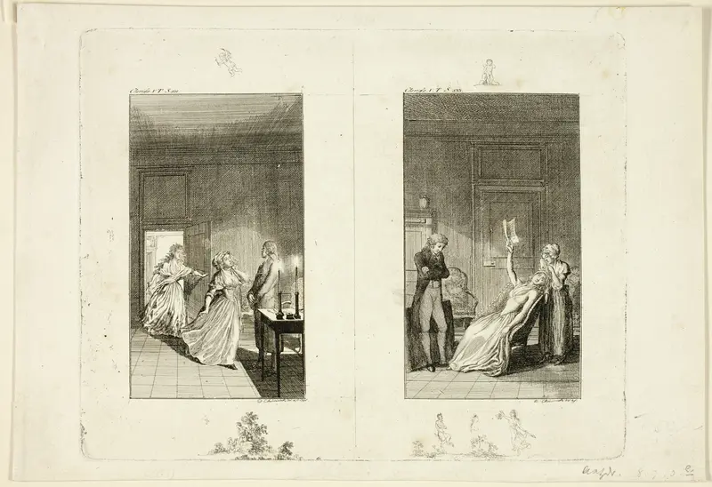 Illustration to Samuel Richardson's Clarissa