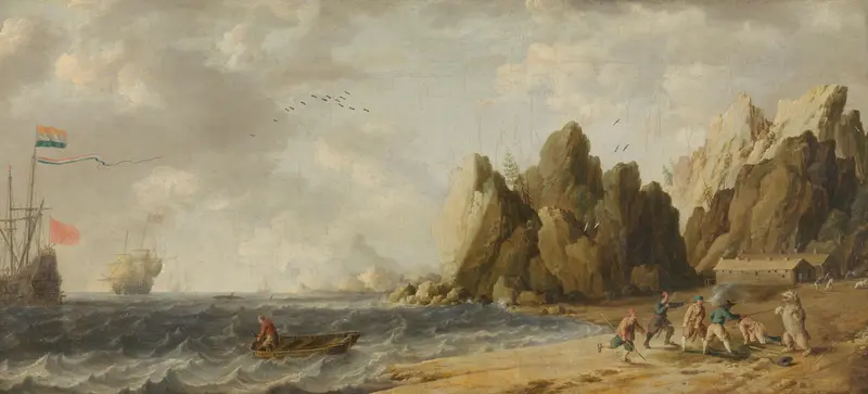 Imaginary Inlet in Southern Arctic Waters in Summer Wall Art by Bonaventura Peeters (I) - High-Resolution Digital Print