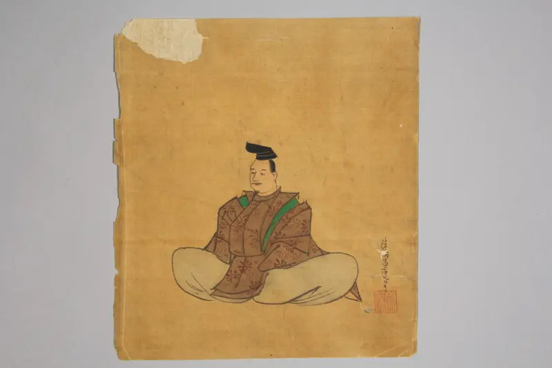 Imaginary Portraits of Famous Poets Wall Art by Kano Shōun - High-Resolution Digital Print
