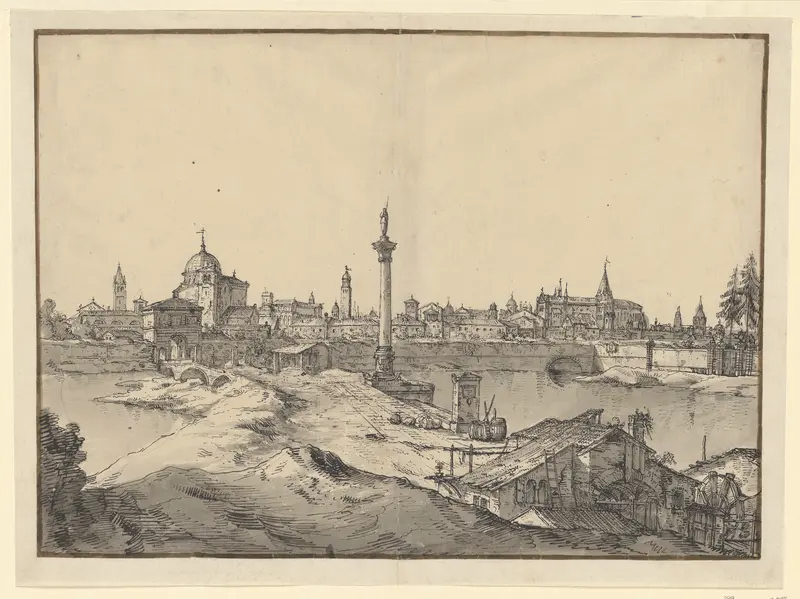 Imaginary View of Padua Wall Art by Bernardo Bellotto - High-Resolution Digital Print