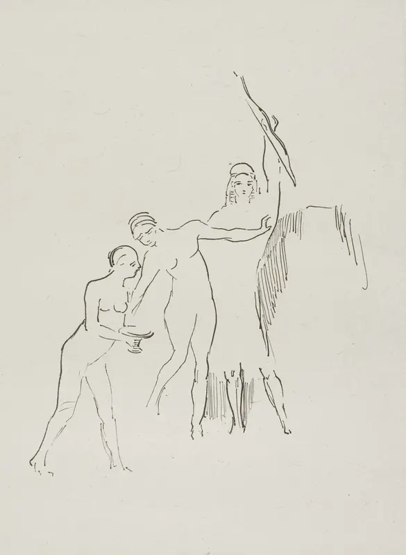 Immediately Three Goddesses Arise, plate 11 of 24