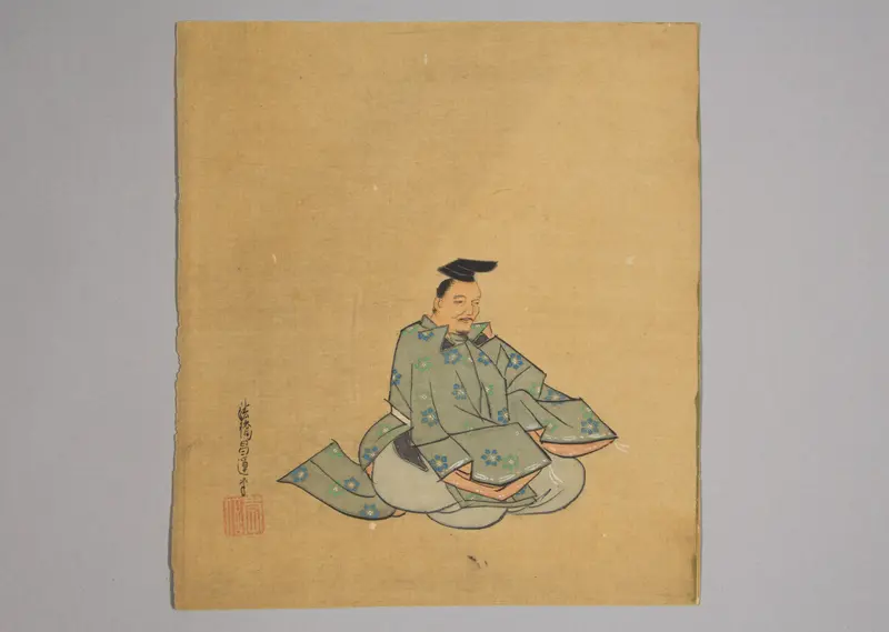Immortal Poet Wall Art by Kano Shōun - High-Resolution Digital Print