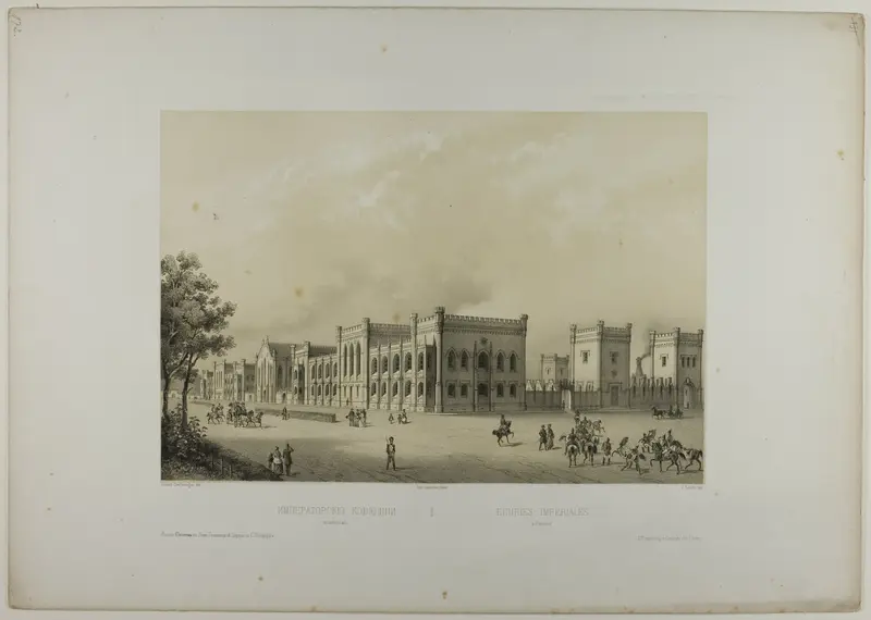 Imperial Stables, Petrodvorets Wall Art by C. Schultz - High-Resolution Digital Print