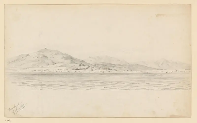 In de baai van Gibraltar Wall Art by Willem Anthonie van Deventer - High-Resolution Digital Print