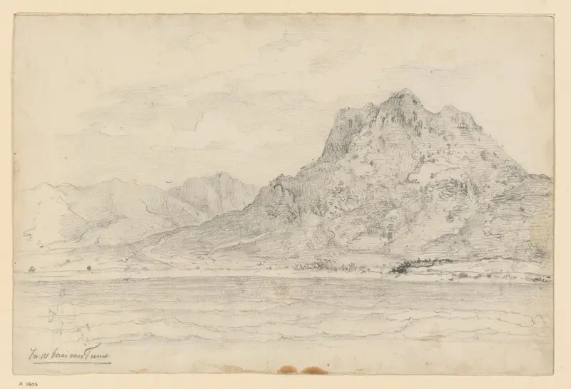 In de baai van Tunis Wall Art by Willem Anthonie van Deventer - High-Resolution Digital Print