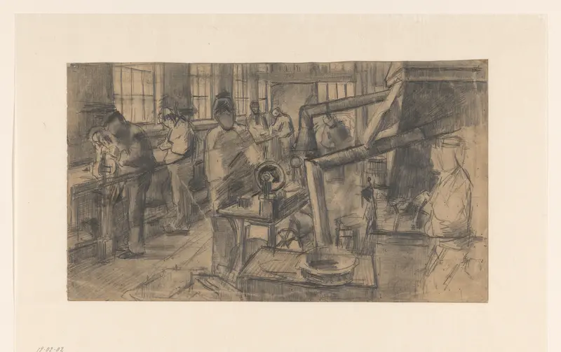 In de zilverfabriek Wall Art by Anthon Gerhard Alexander van Rappard - High-Resolution Digital Print