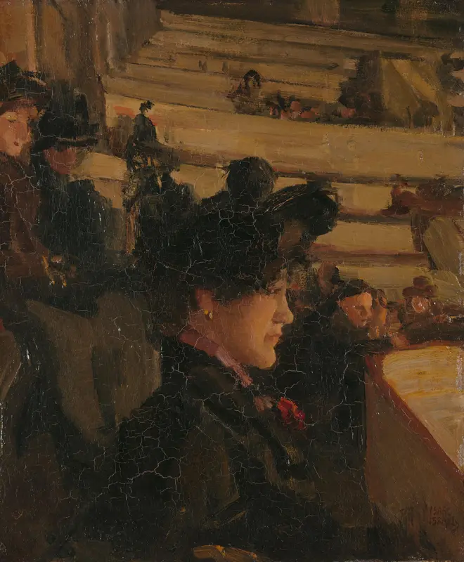 In het theater Wall Art by Isaac Israels - High-Resolution Digital Print