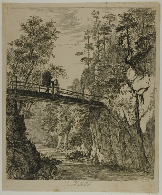 In Höllenthal Wall Art by Johann Christoph Erhard - High-Resolution Digital Print
