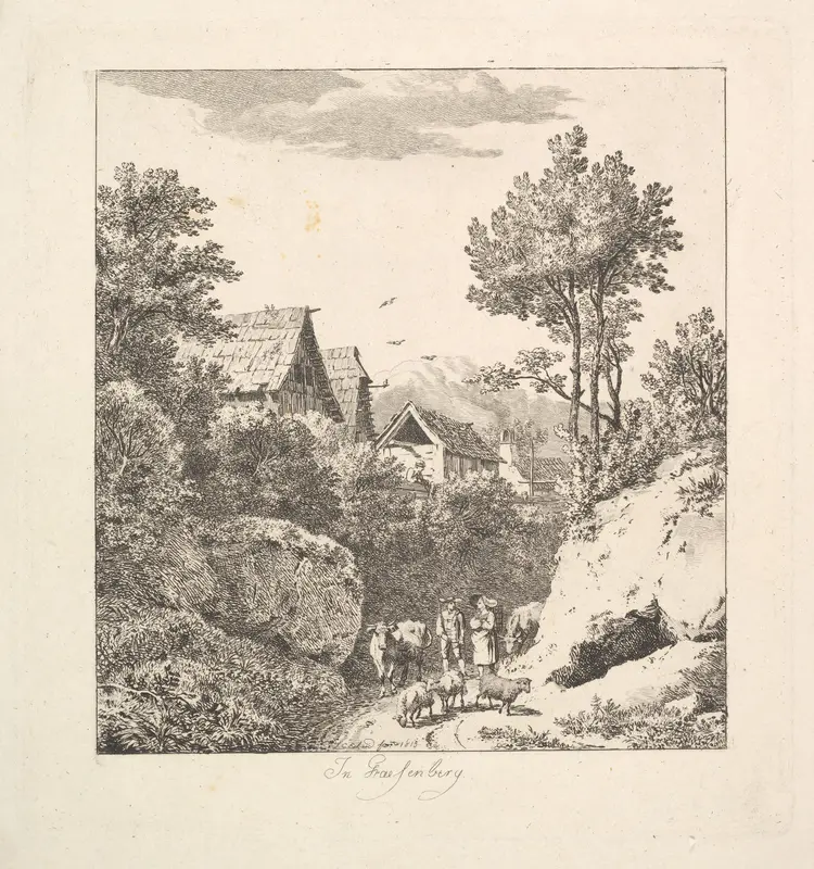 In Regenberg Wall Art by Johann Christoph Erhard - High-Resolution Digital Print