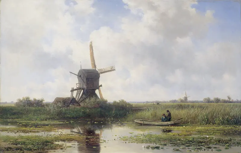 In 't Gein bij Abcoude Wall Art by Willem Roelofs (I) - High-Resolution Digital Print