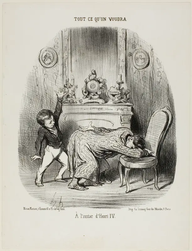 In the manner of Henry IV, from Tout Ce Qu'on Voudra