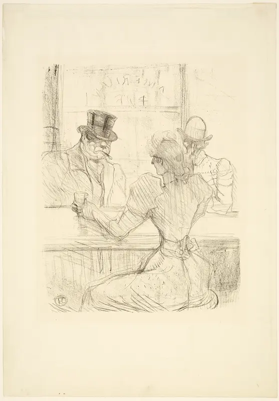 In the Picton Bar (American Bar), rue Scribe