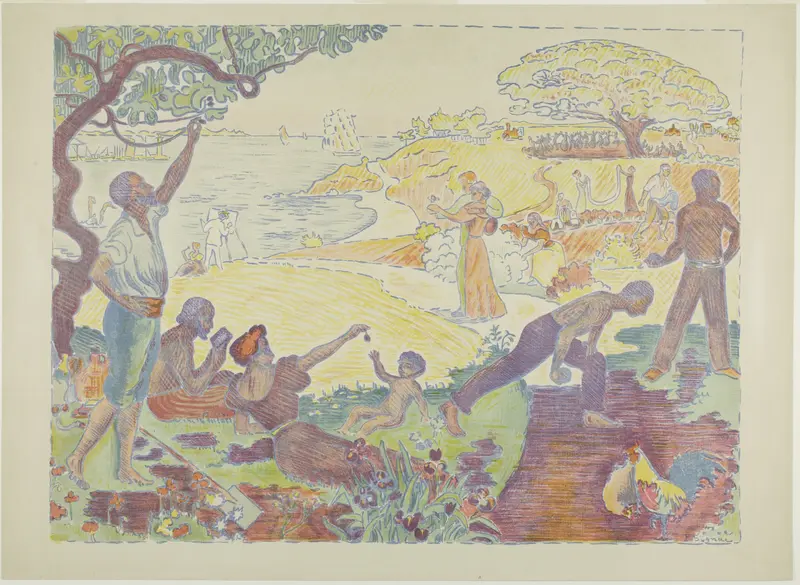 In Times of Harmony Wall Art by Paul Signac - High-Resolution Digital Print