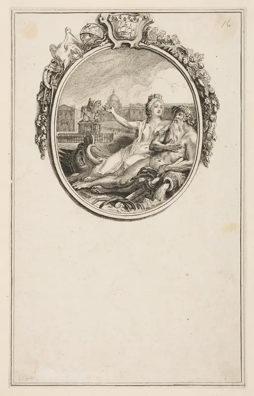 Inauguration de la statue equestre de Louis XV